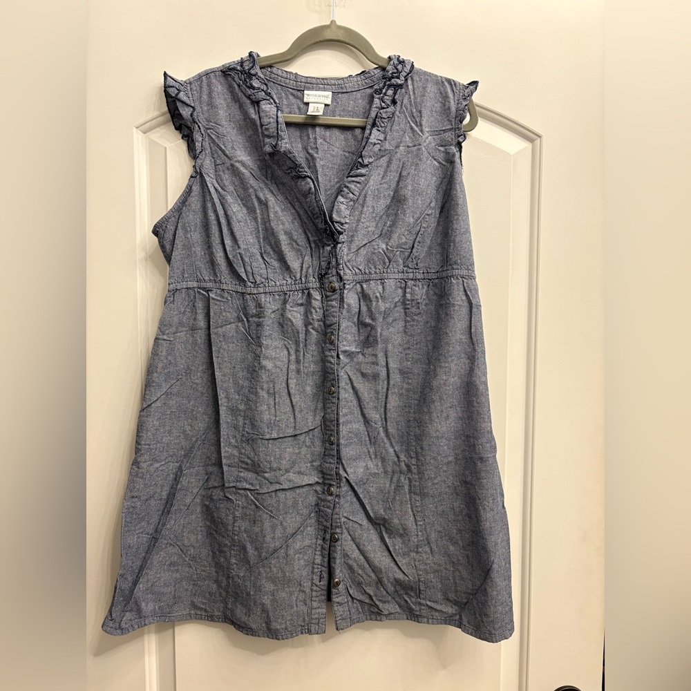 Motherhood Maternity Blue Sleeveless Dress